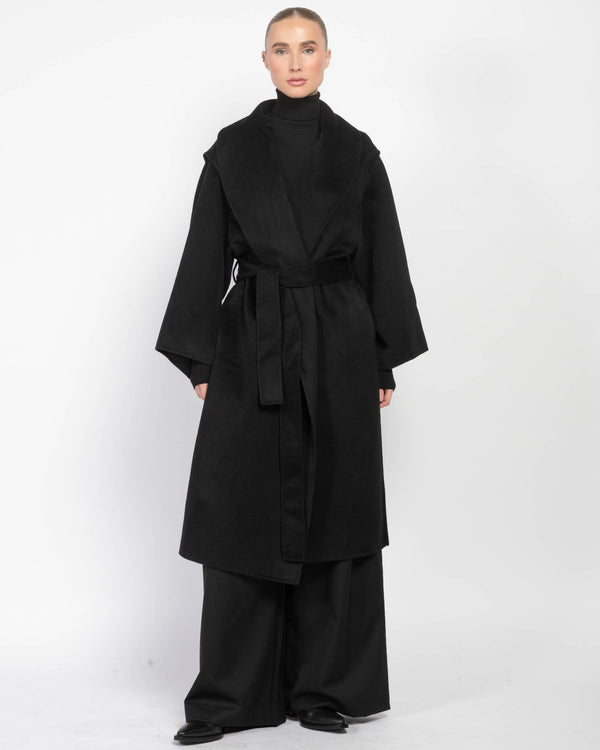 Soura Coat With Belt