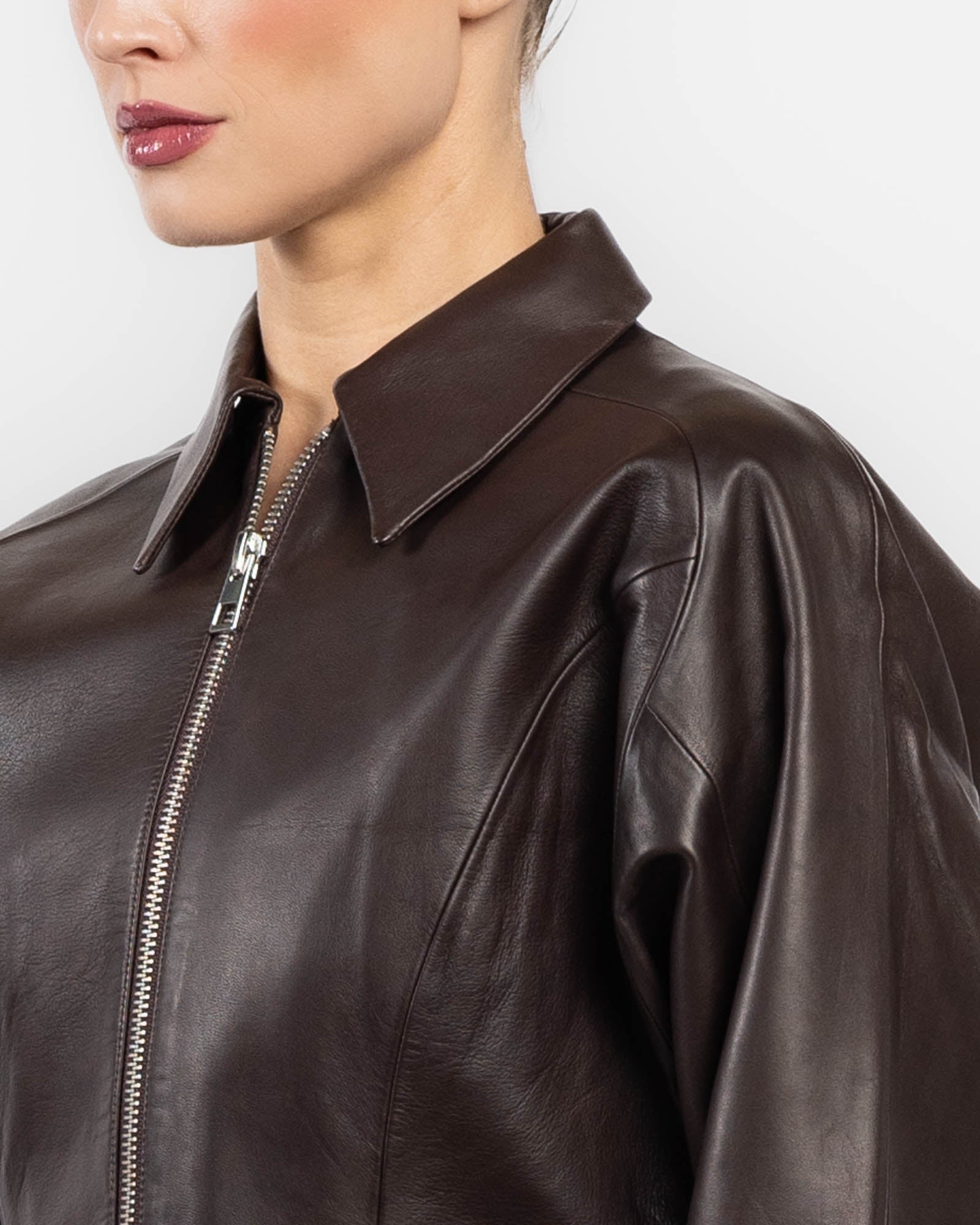 Fitted Leather Jacket