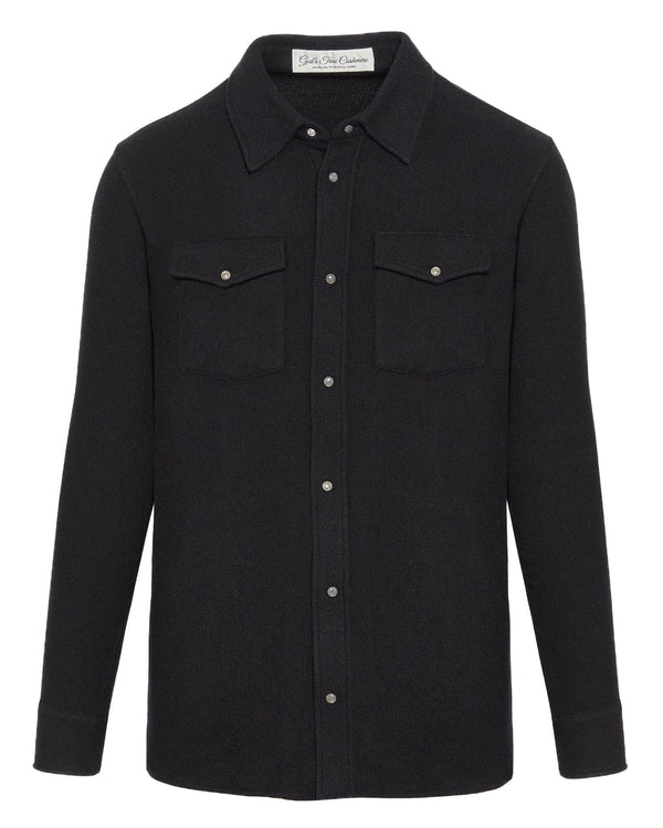 Black Cashmere Shirt
