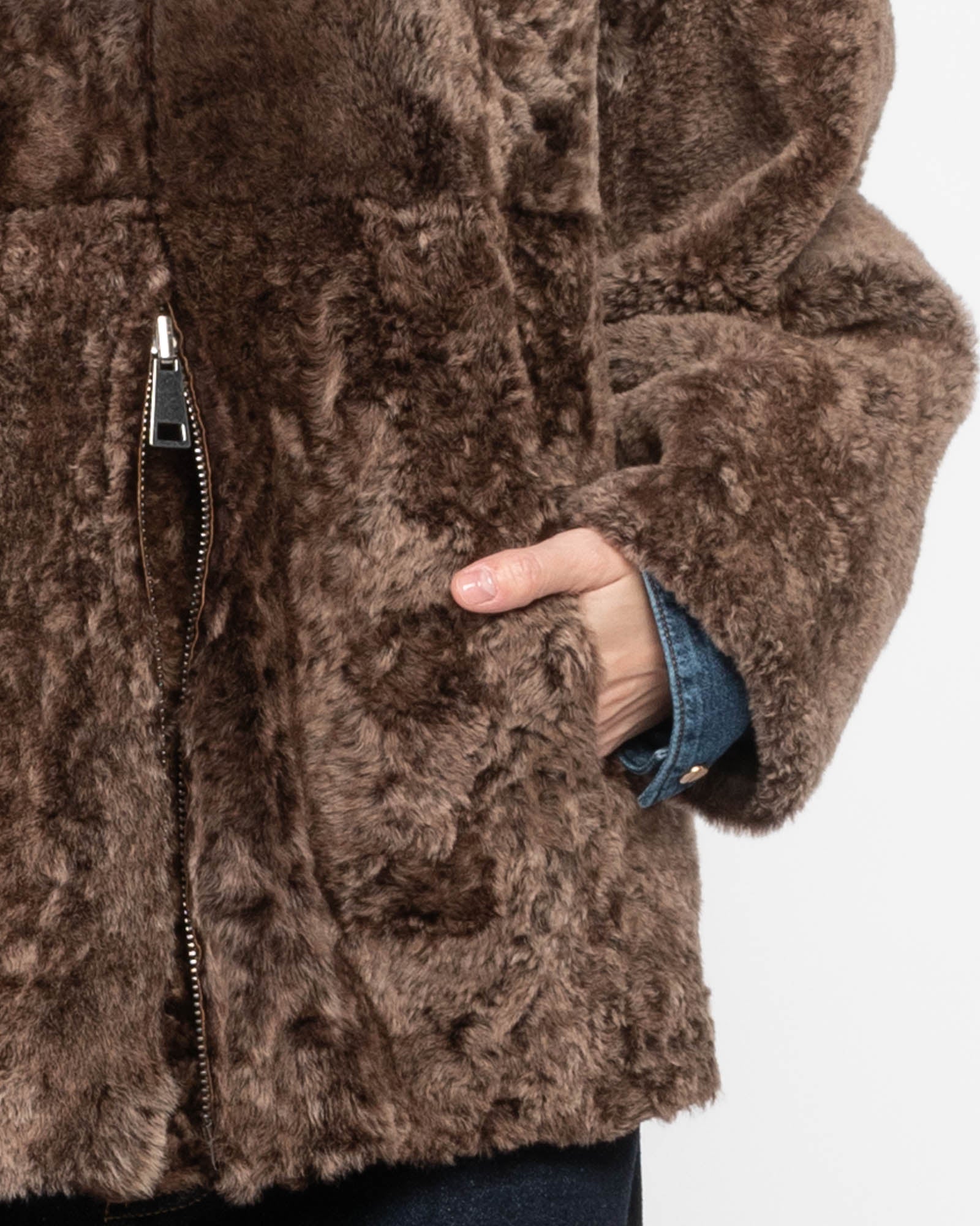 Veste zippée réversible