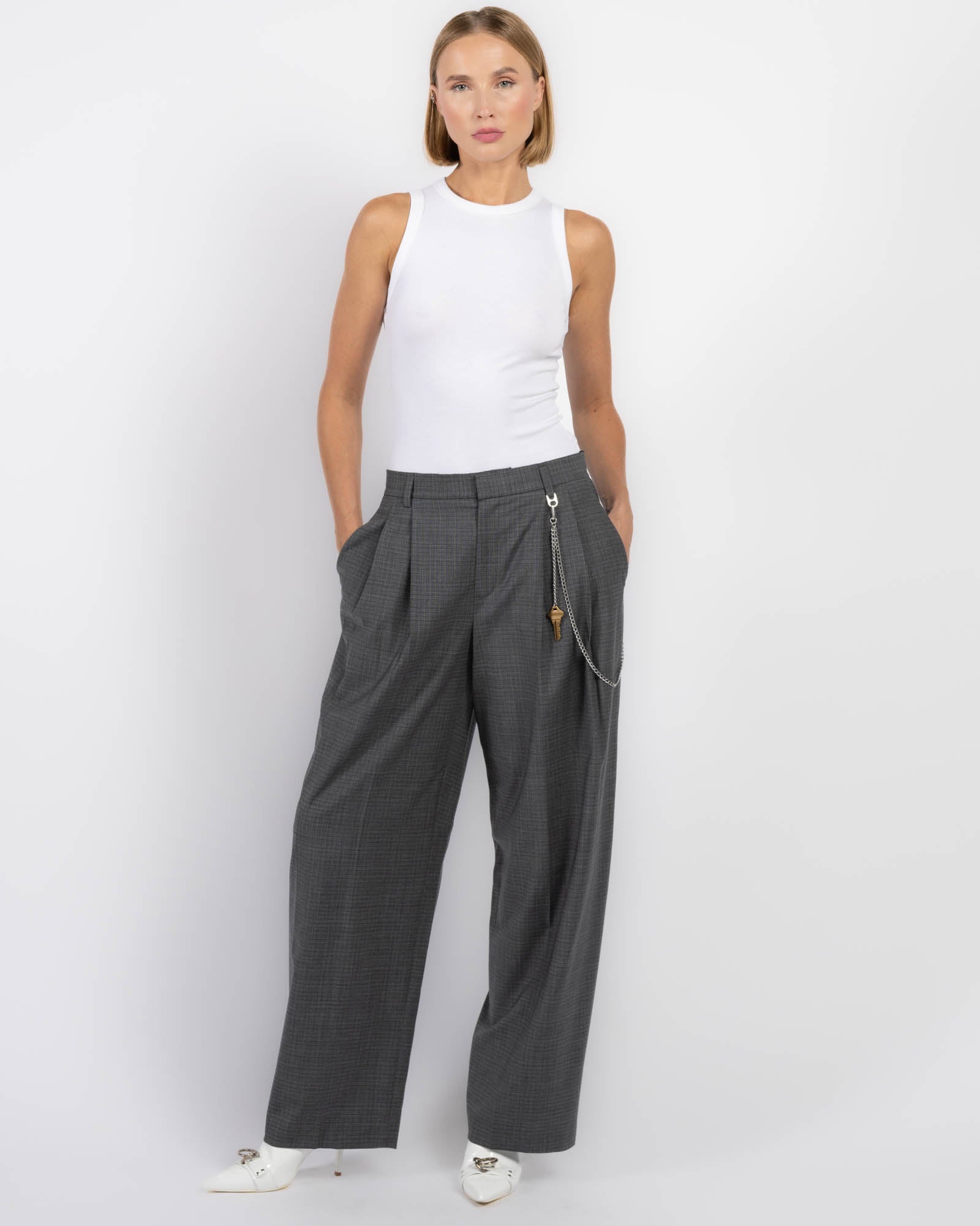 Pantalon avec chaîne