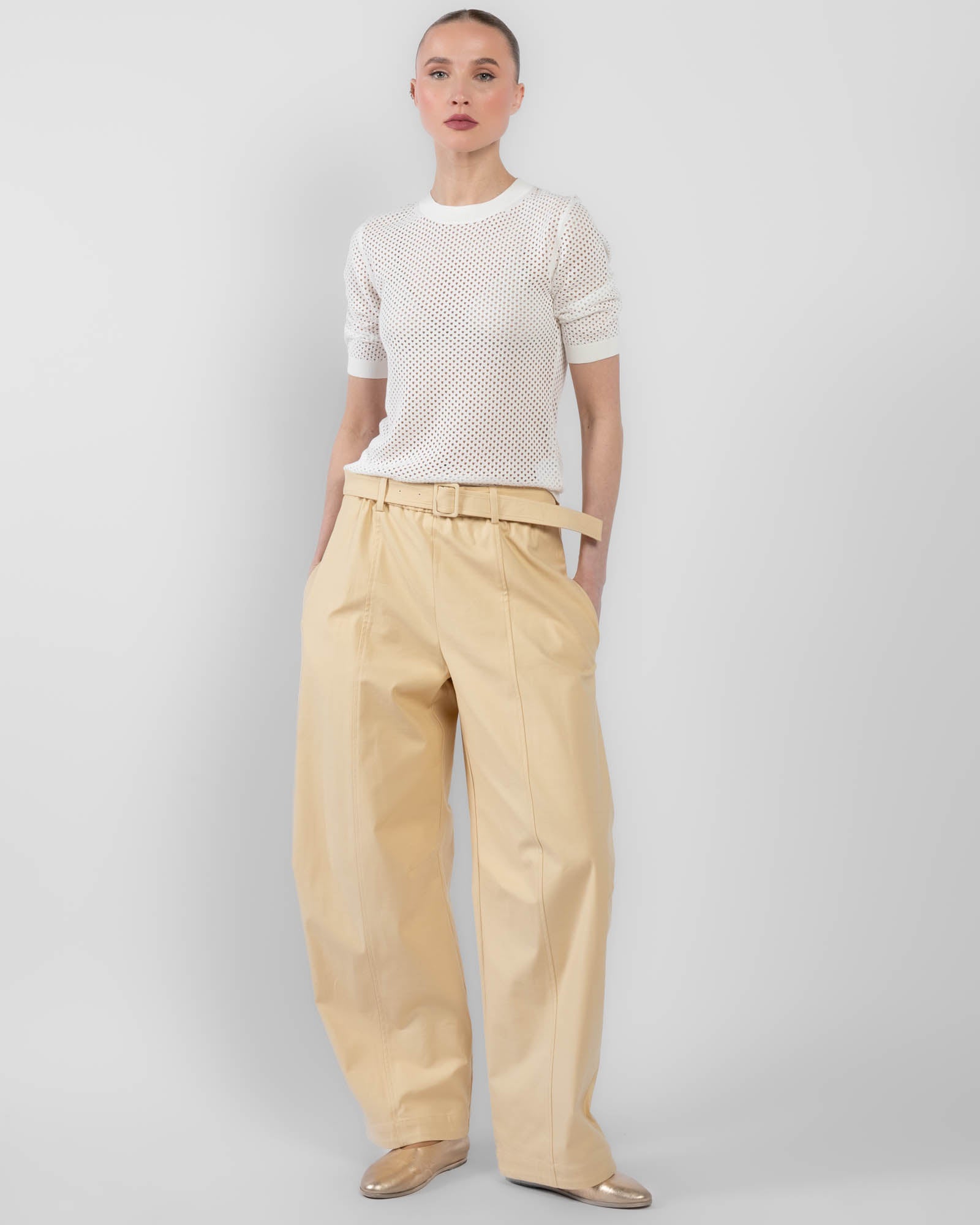 Belt Tab Pants