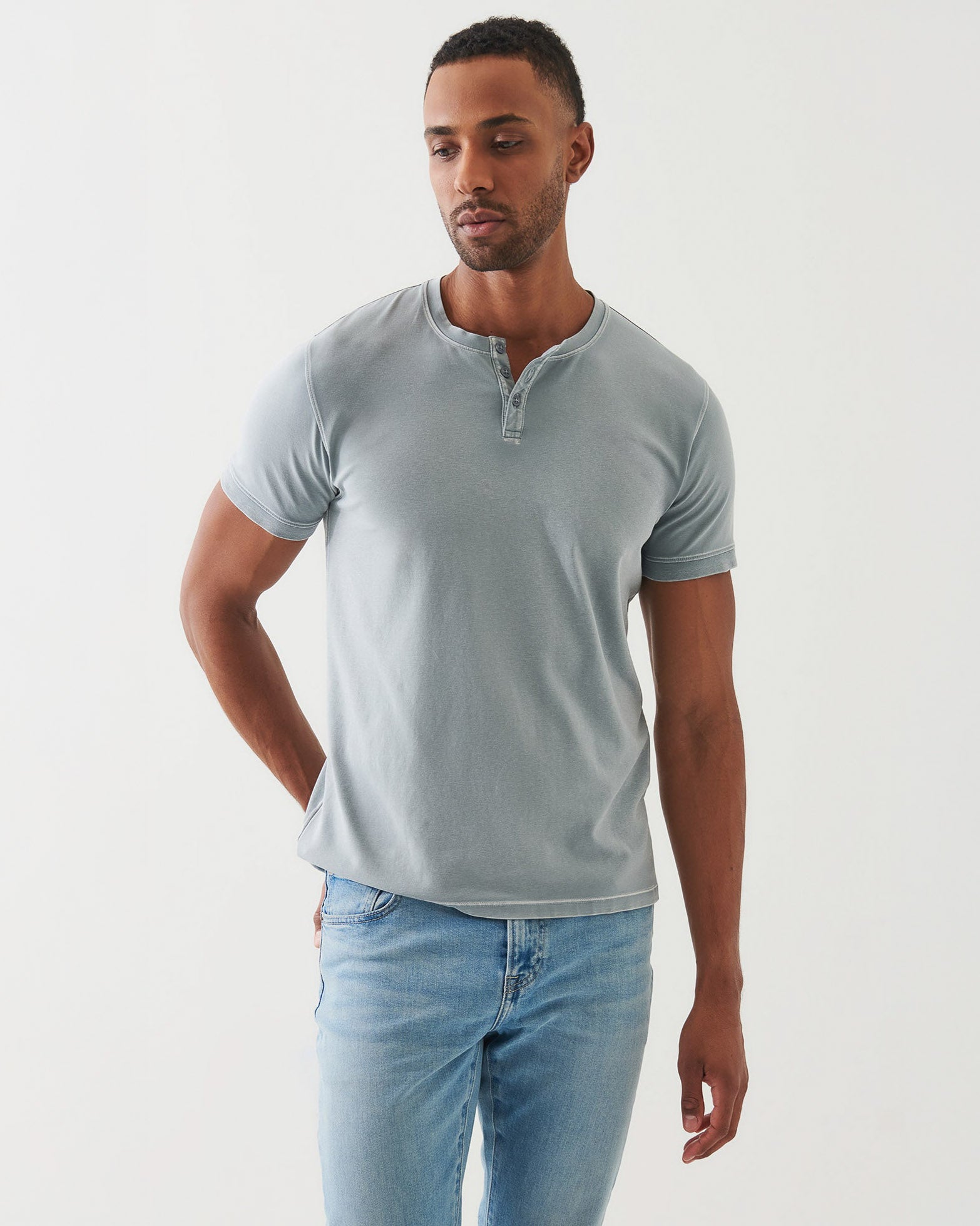 Vintage Wash Henley