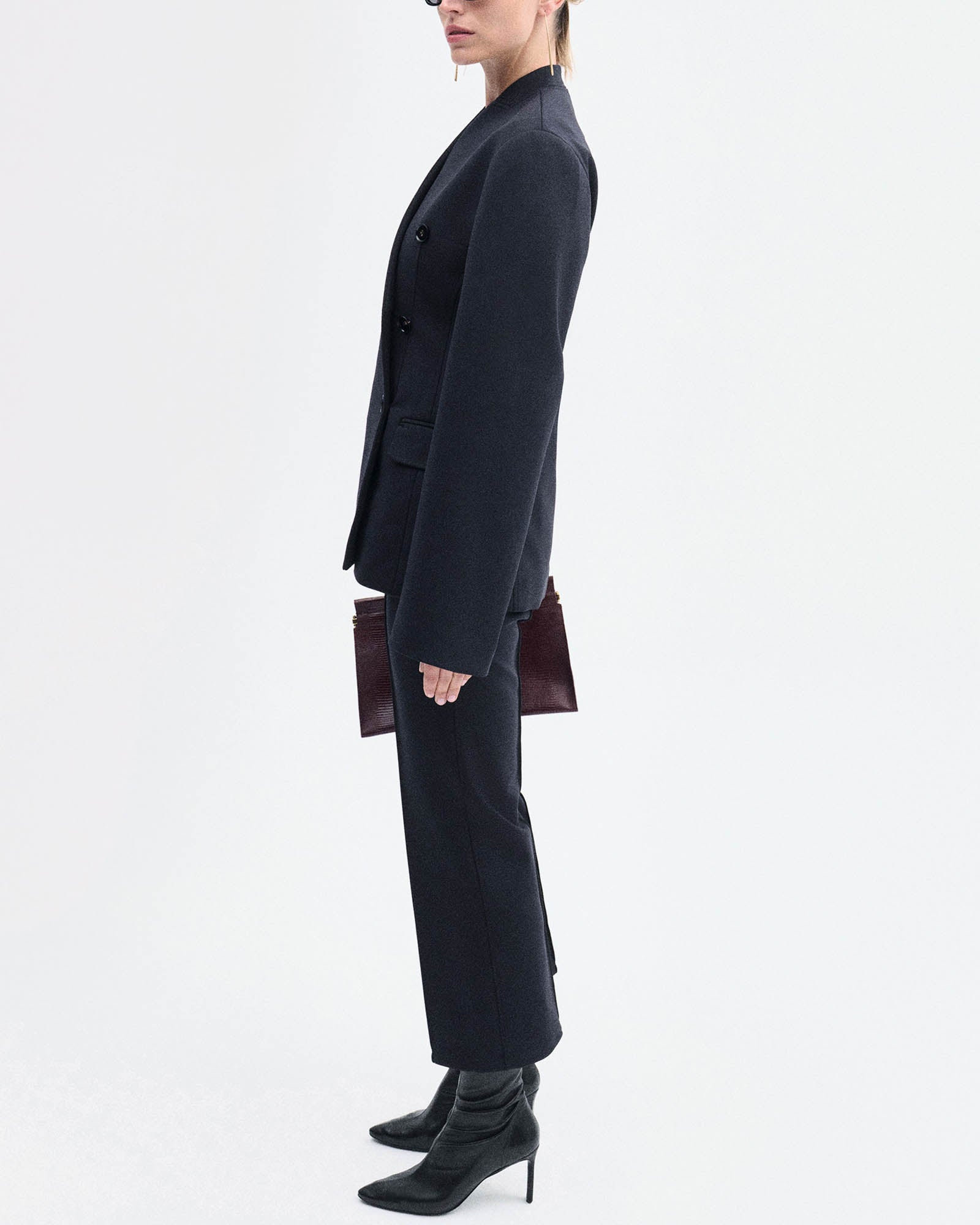 Sculpt Collarless Jacket