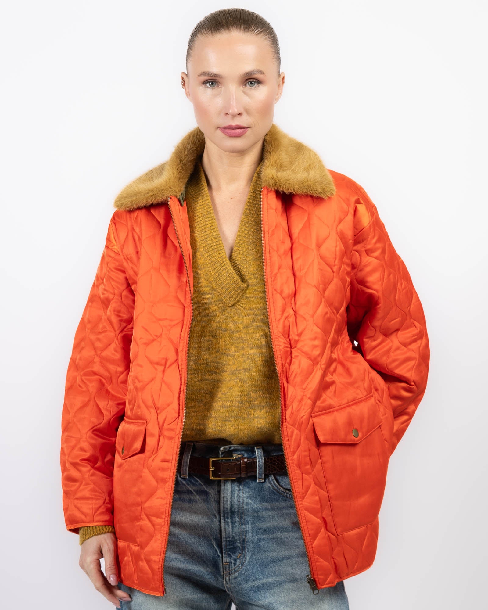 Parka à doublure matelassée