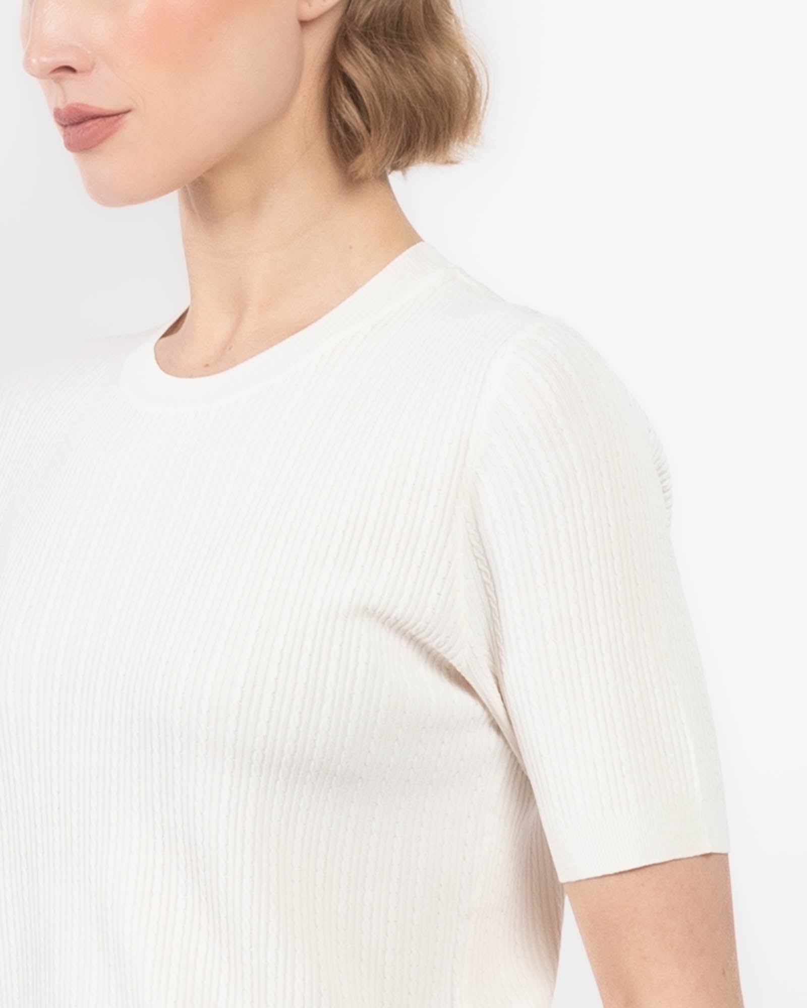 Pull ras du cou en tricot