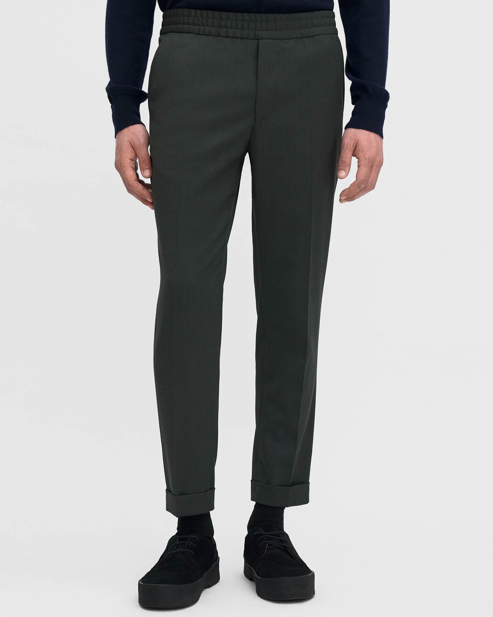 Pantalon court en tissu éponge