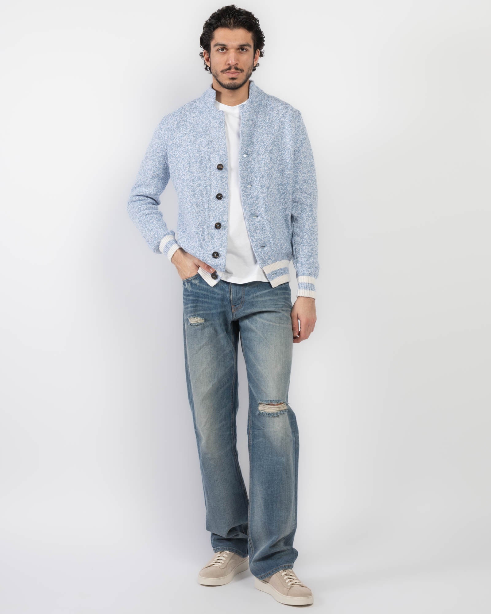 Button Cardigan Sweater