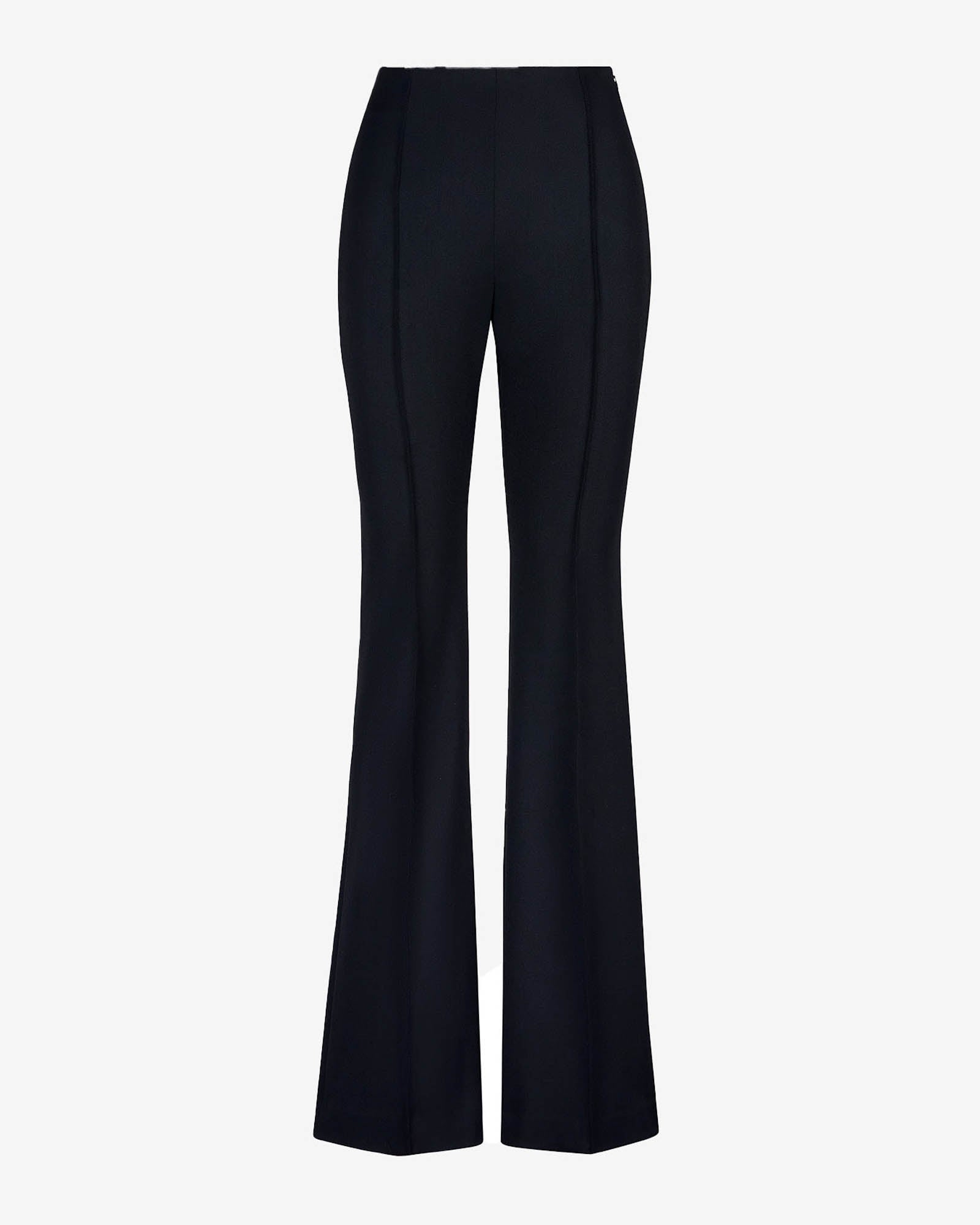 Pantalon évasé à pinces