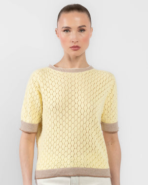 Short Sleeve Knit Top