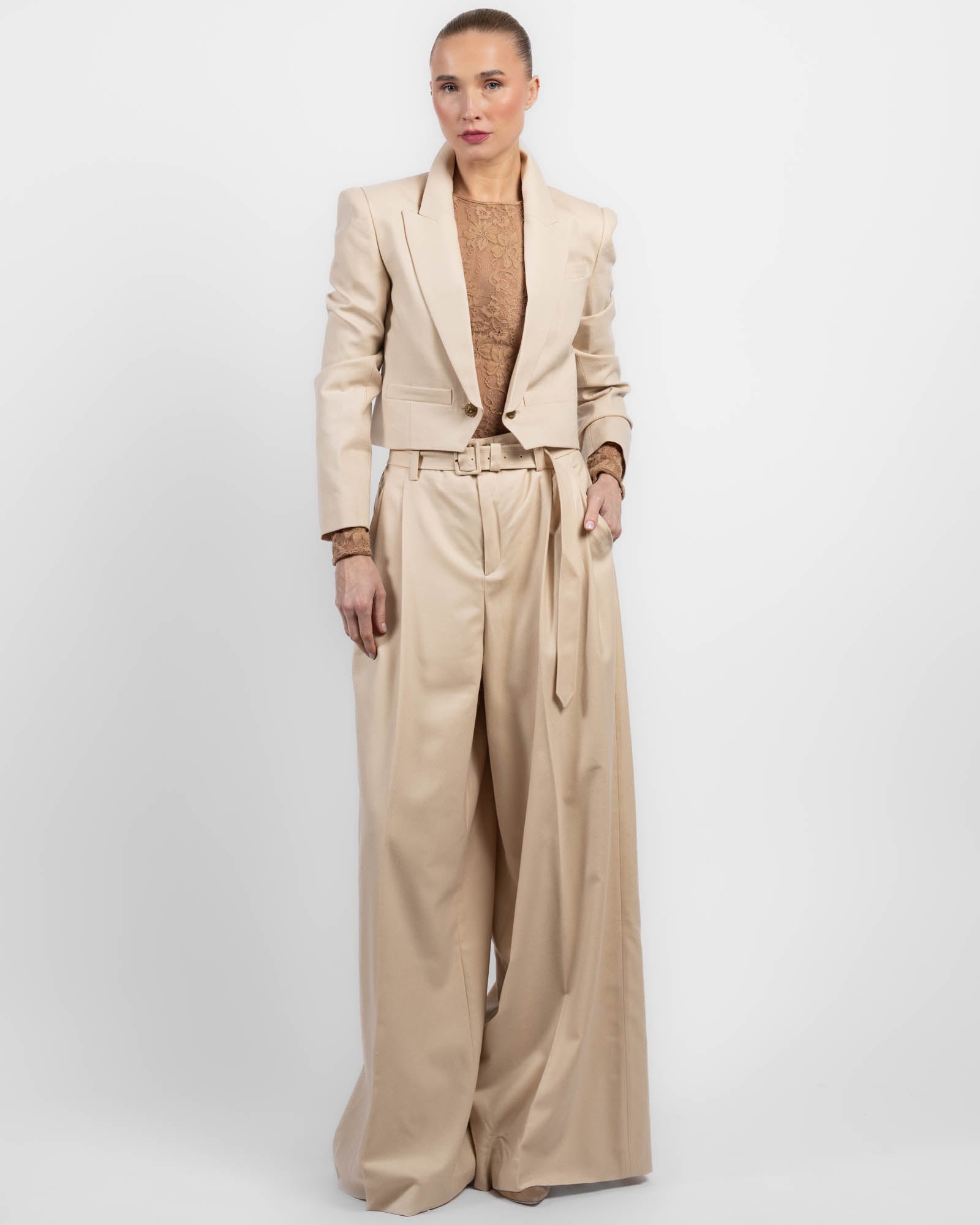 Hypnotic Crop Blazer