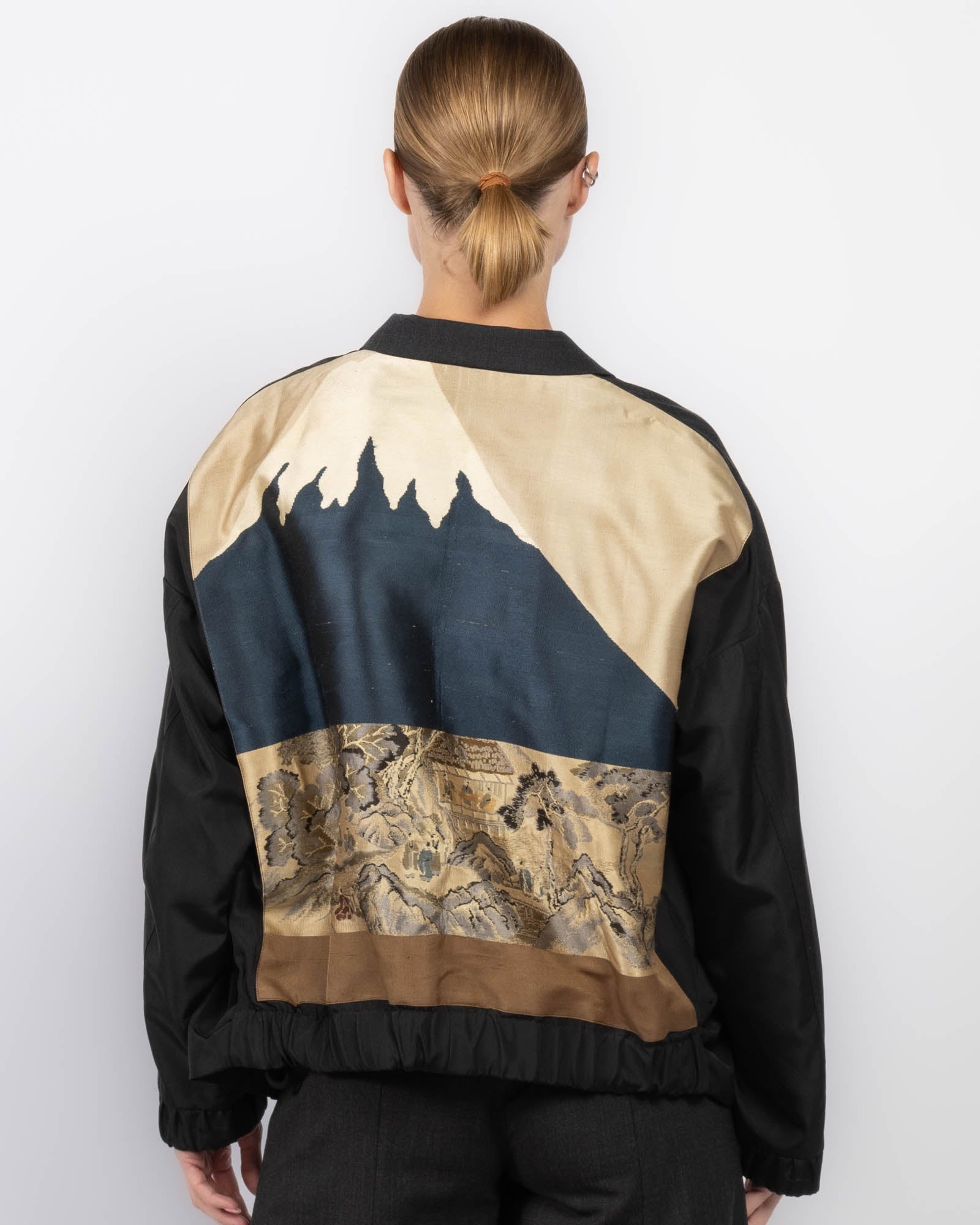 Double-Breast Bomber Jacket