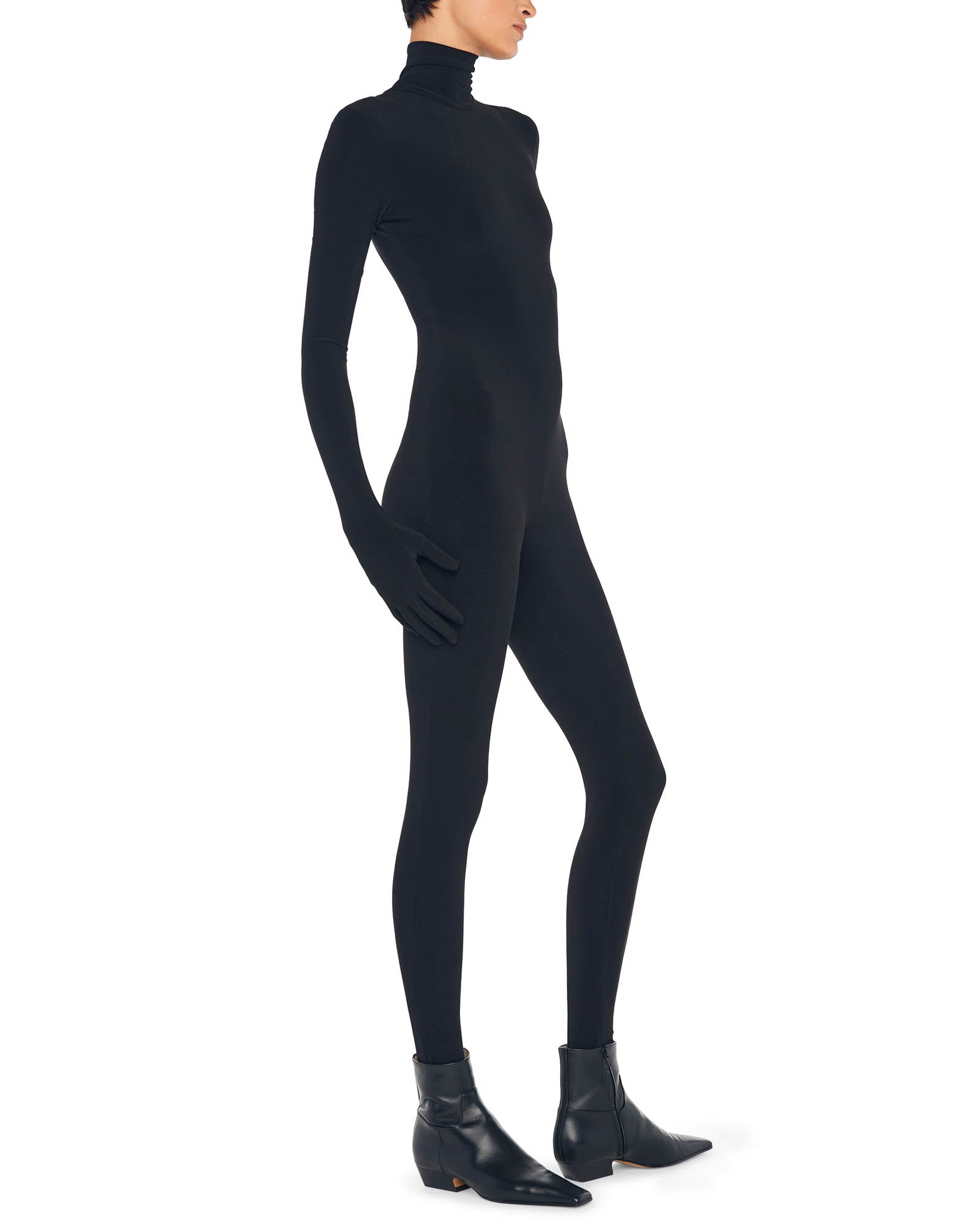 Long Sleeve Catsuit with Footie