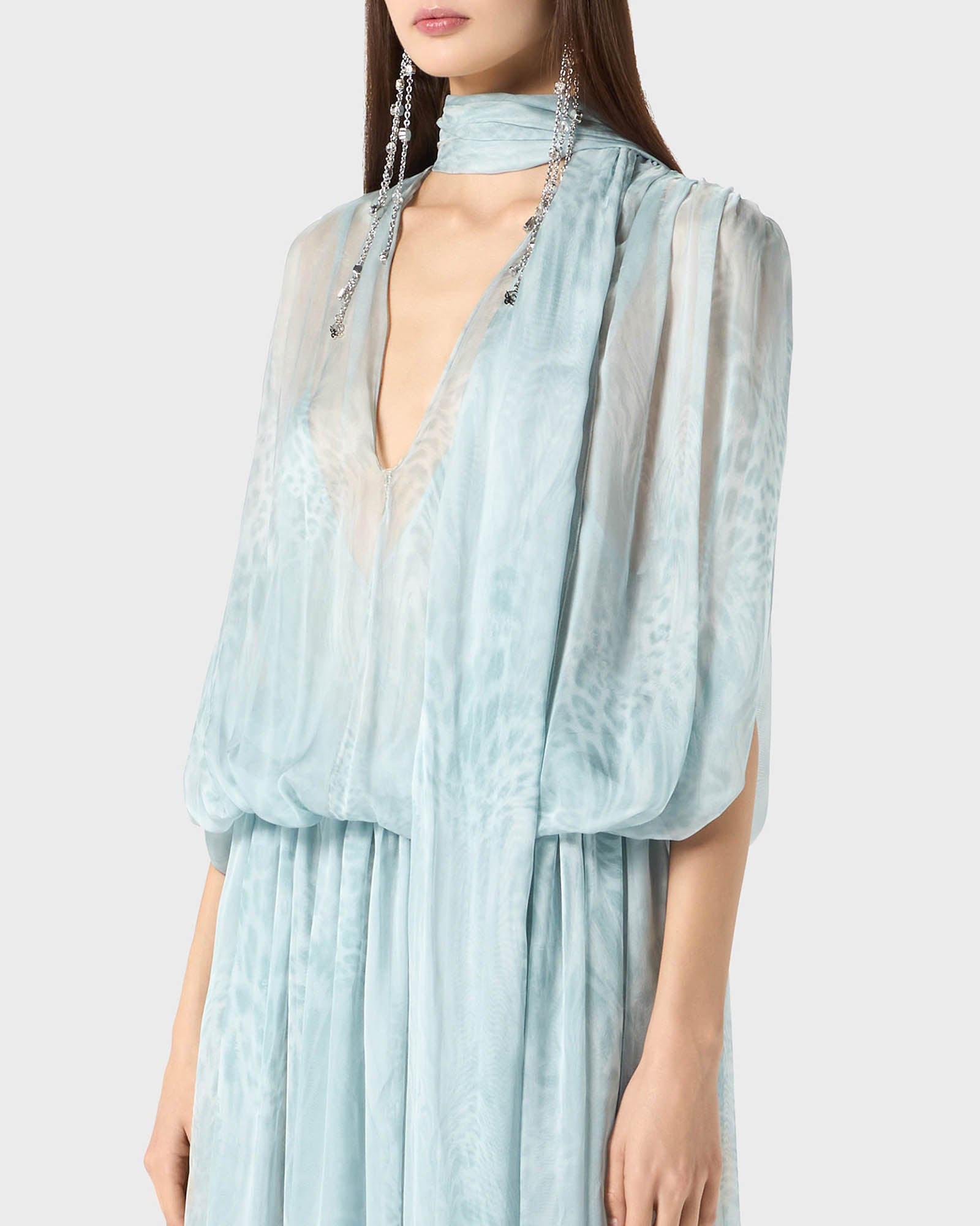 Chiffon Printed Dress