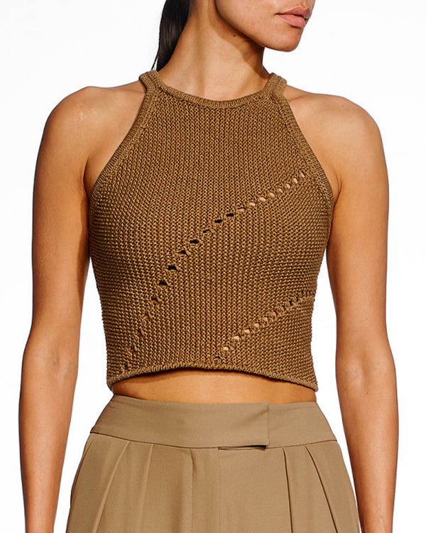 Curved Racer Top