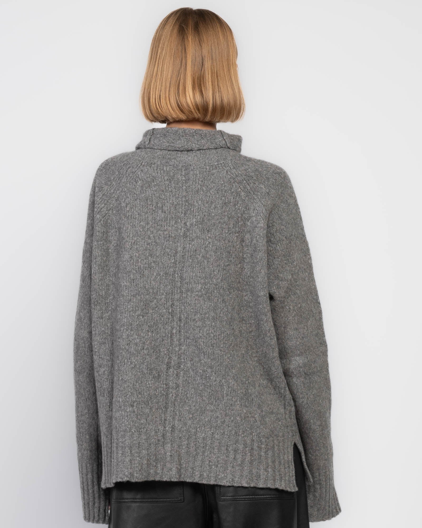 Pull à col cheminée