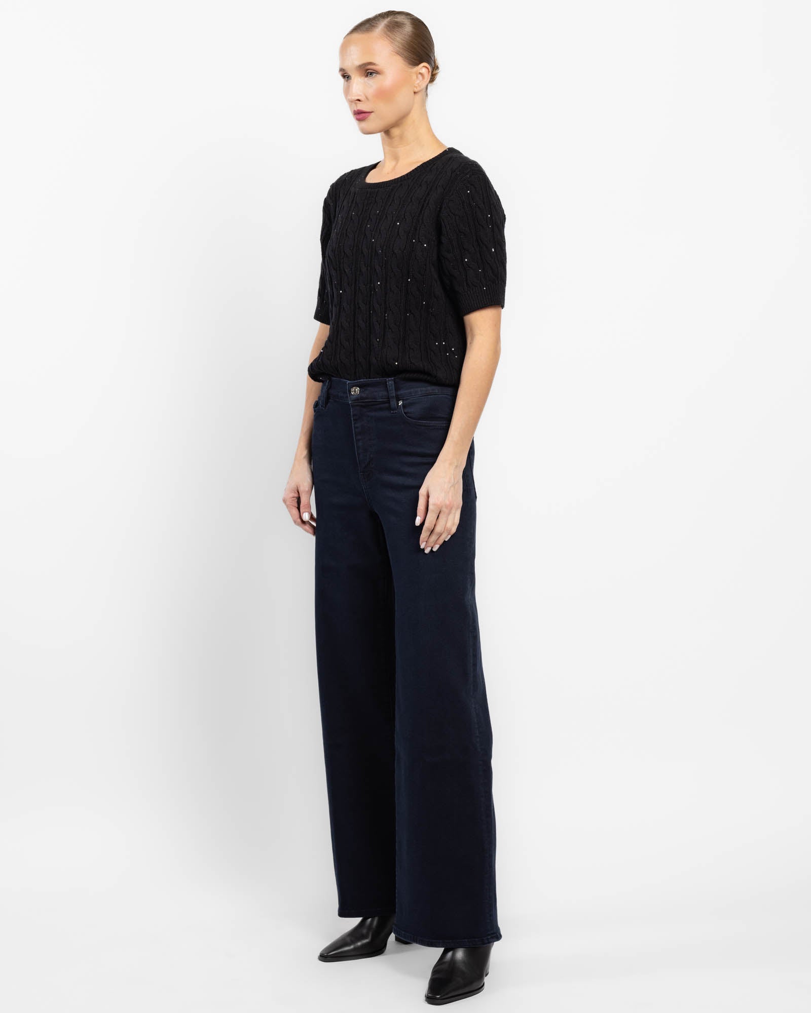 Le Slim Palazzo Jeans