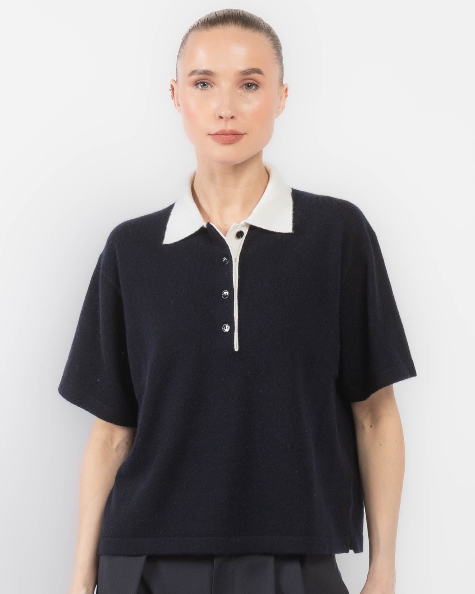 Polo Sweater 1/2 Sleeve