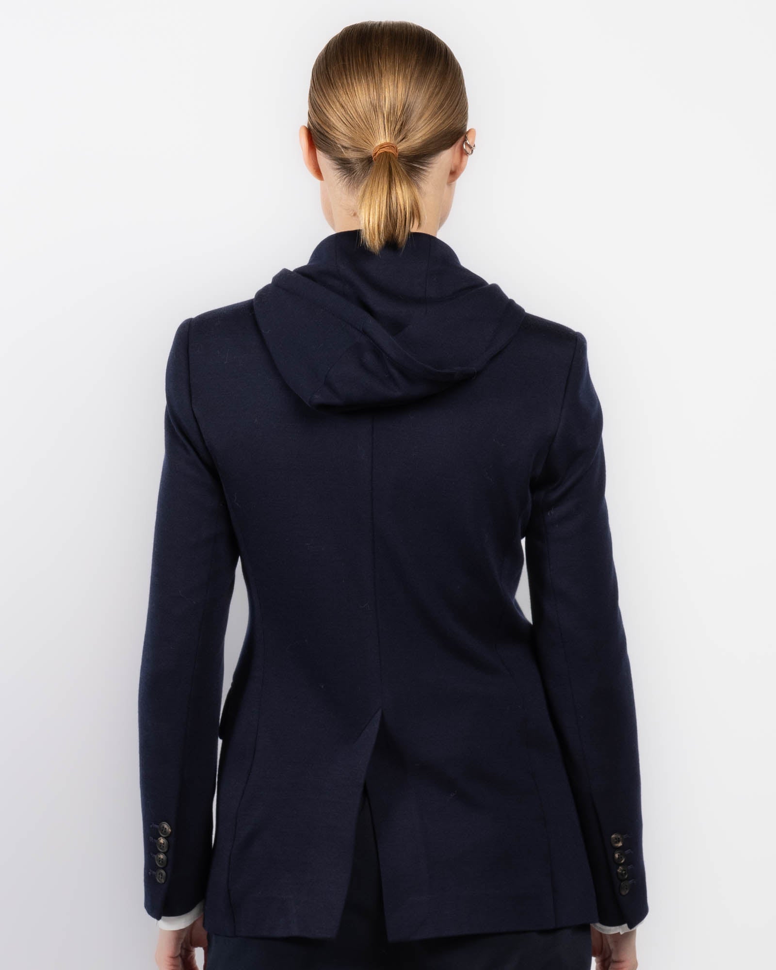 Blazer With Hooded Bib