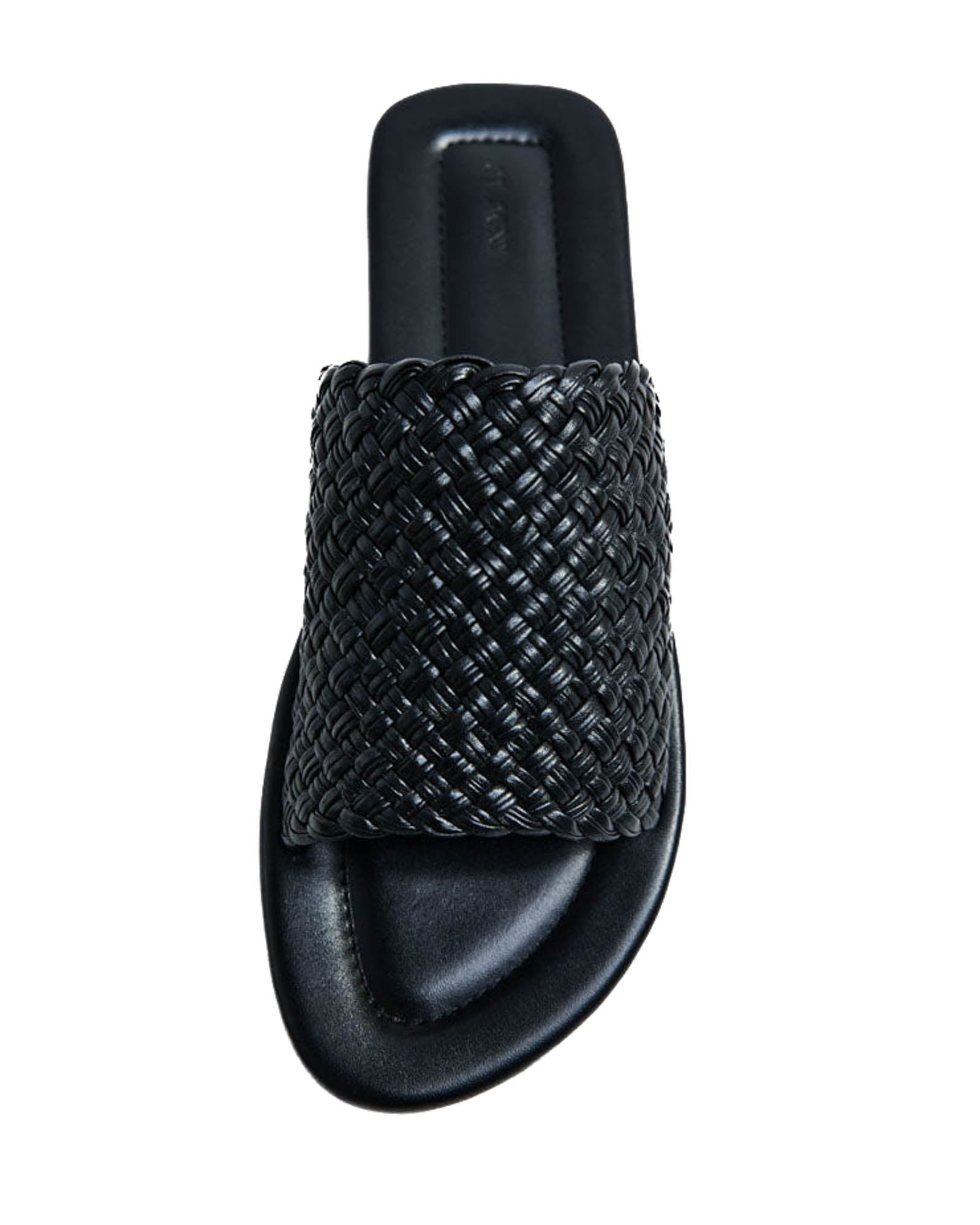 Claquettes tissées minimalistes