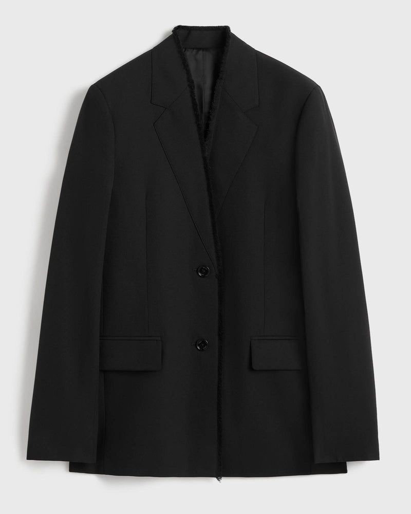 Raw Lapel Jacket