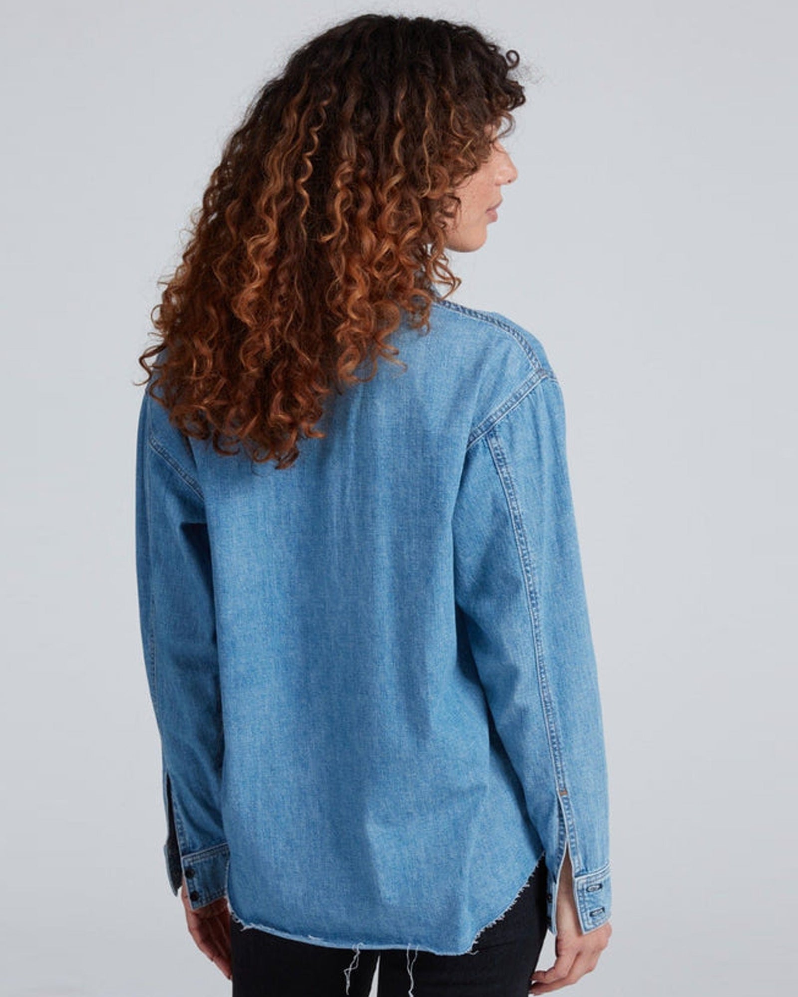 Oversized Denim Shirt
