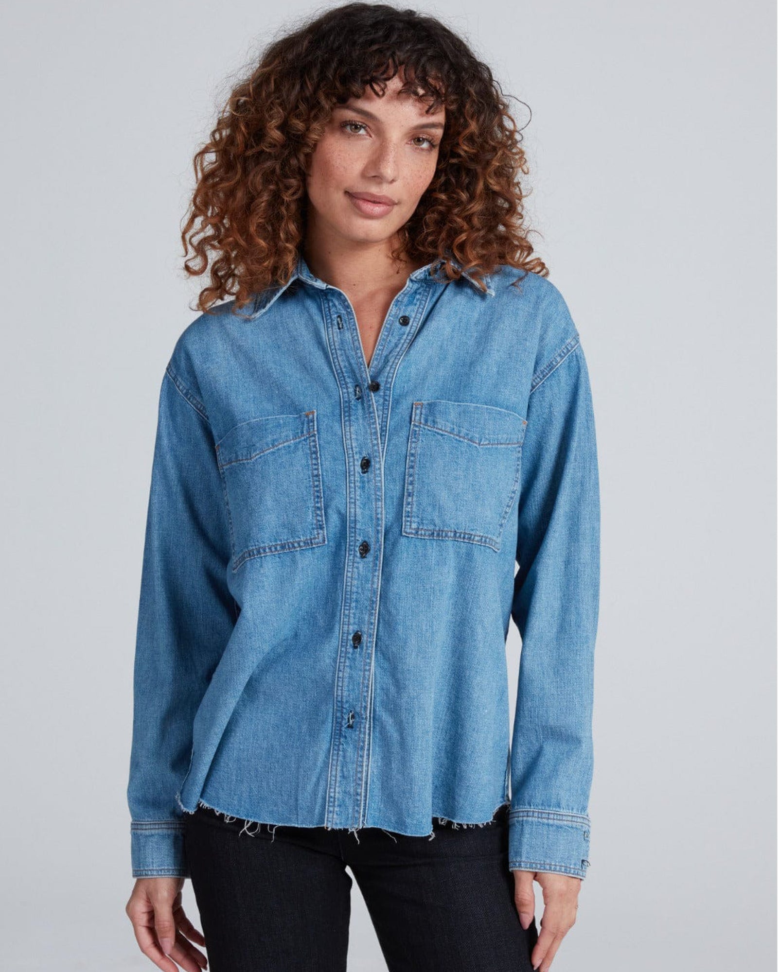 Oversized Denim Shirt