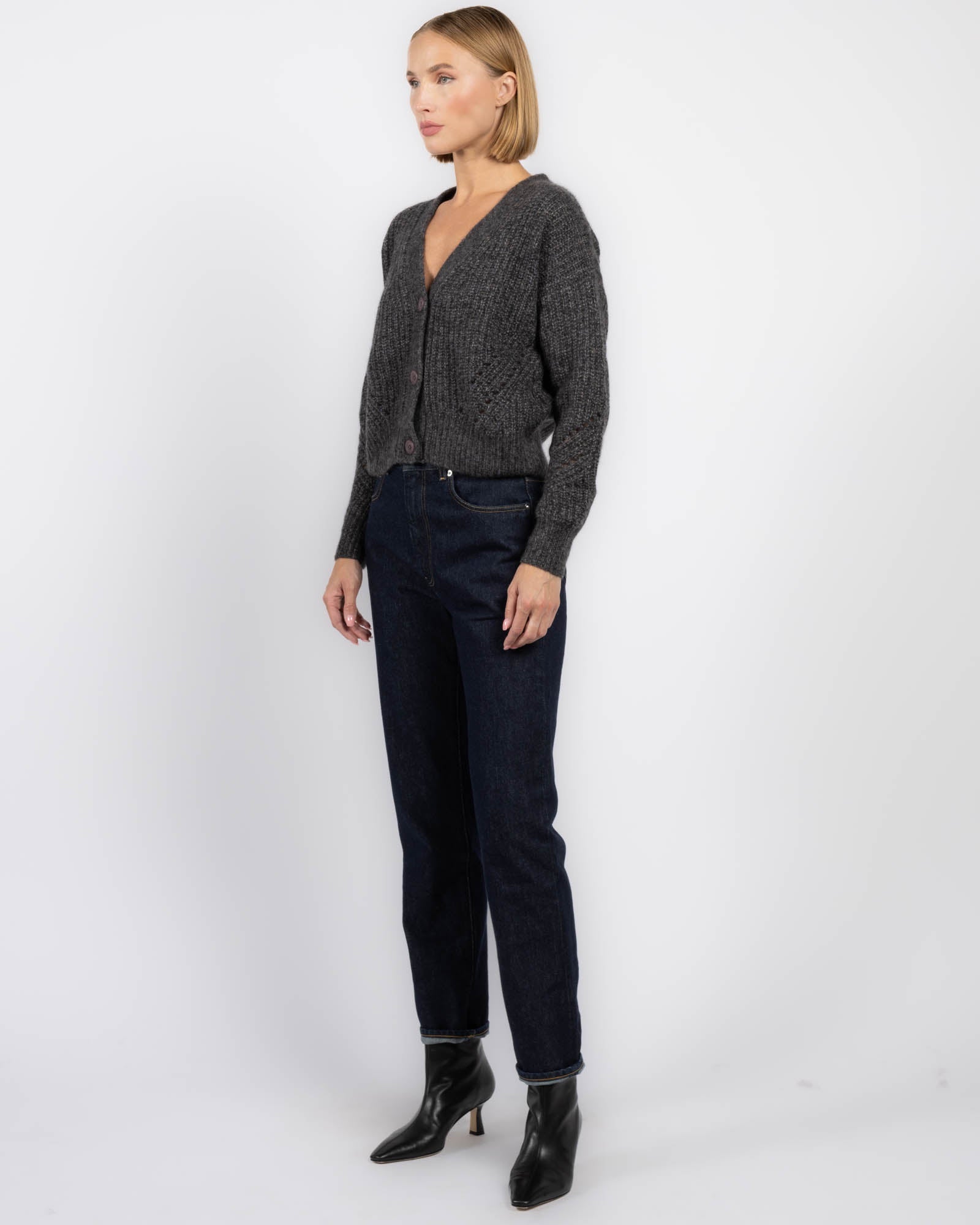 V Neck Cardigan