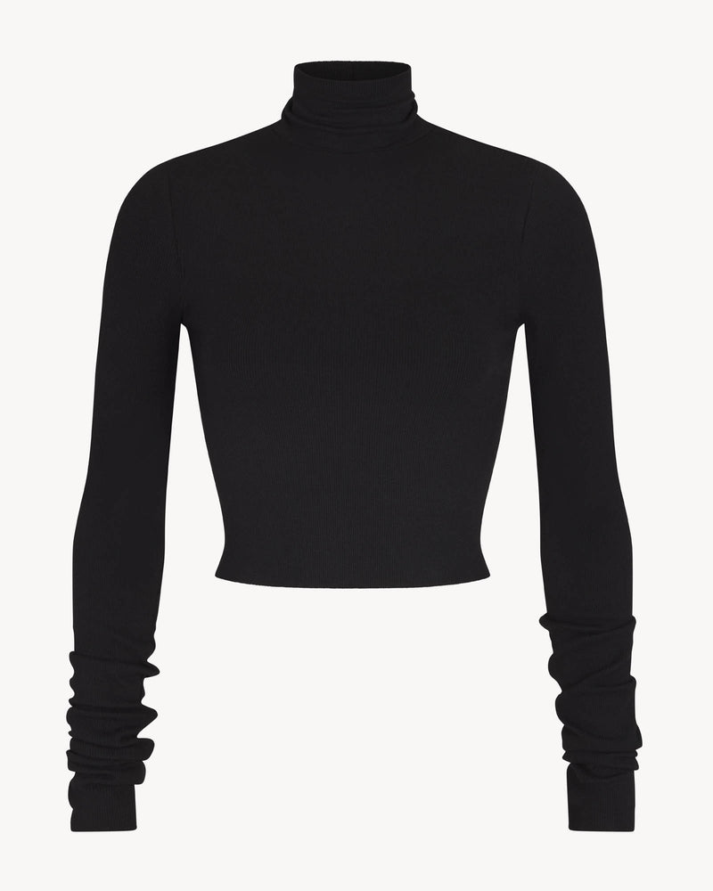 Crop Fit Turtleneck