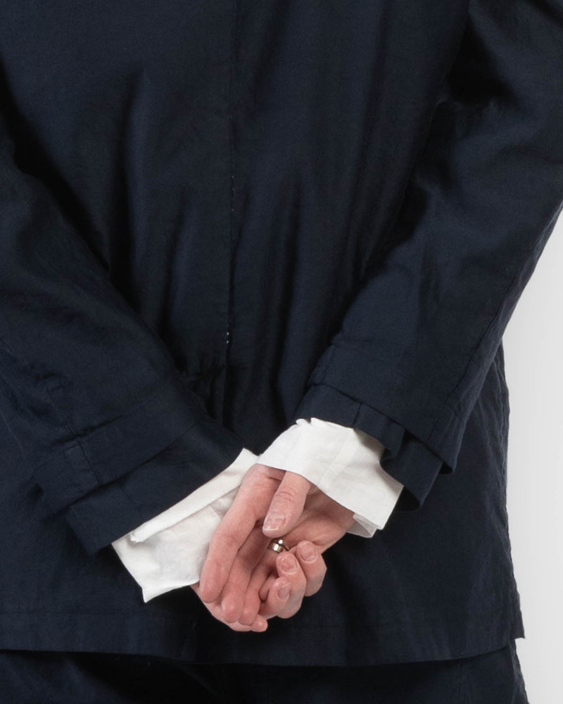 Mixed Double-Breasted Jacket