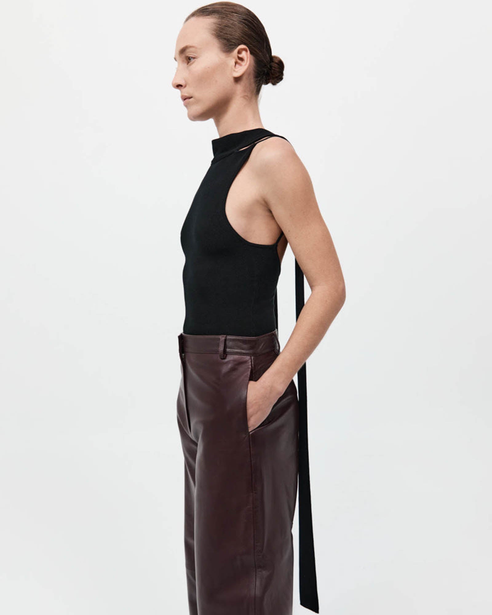 Haut écharpe en tricot