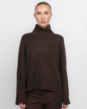 Pull à col roulé