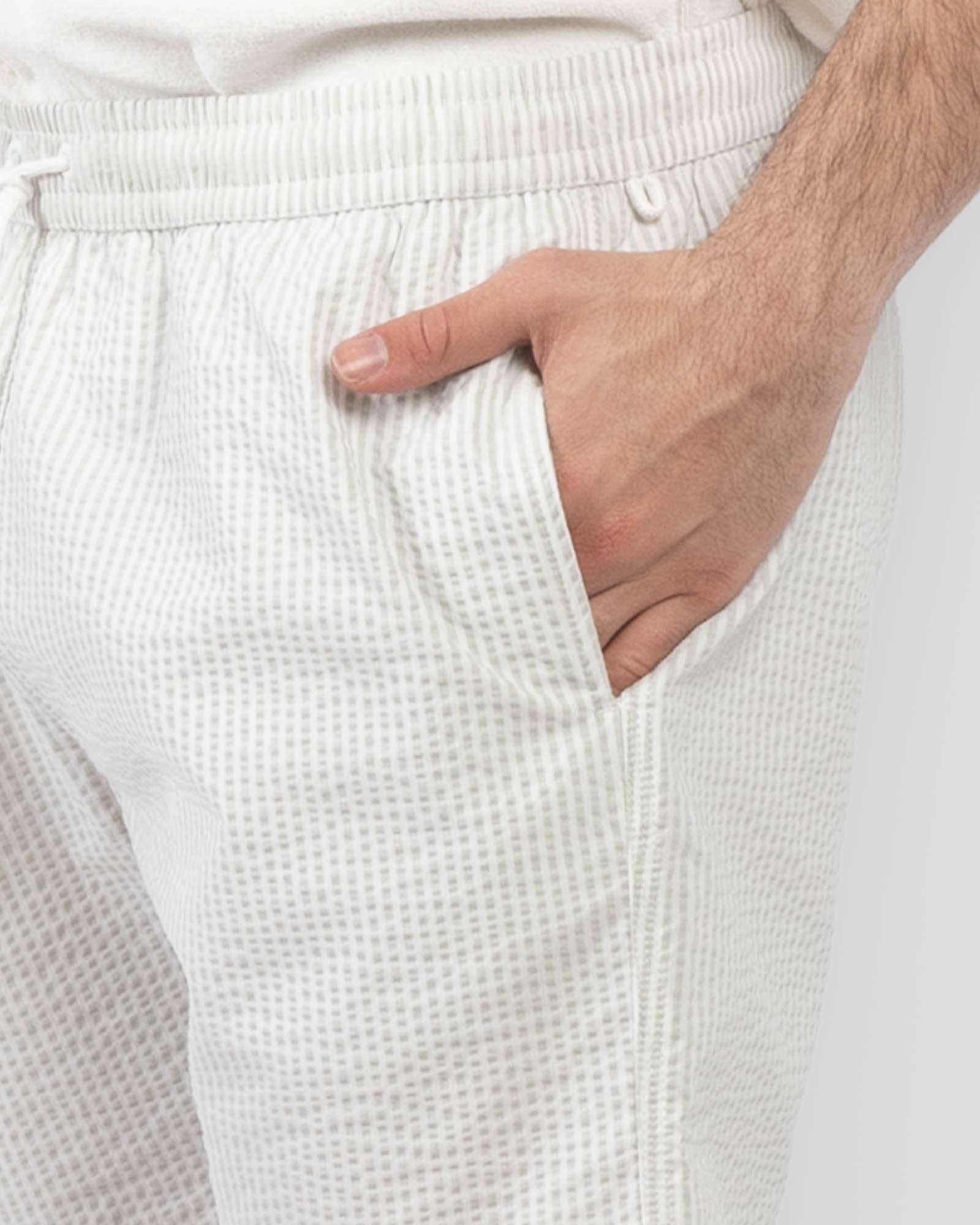 Seersucker Swim Shorts