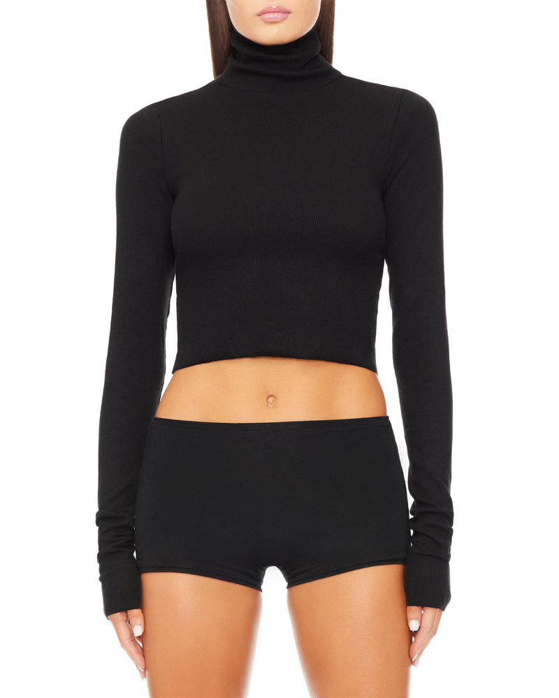 Crop Fit Turtleneck