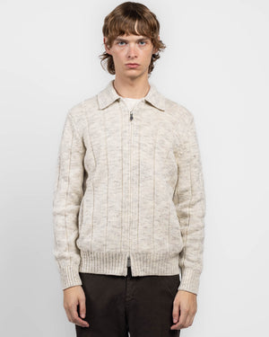 Drop Stitch Zip Sweater