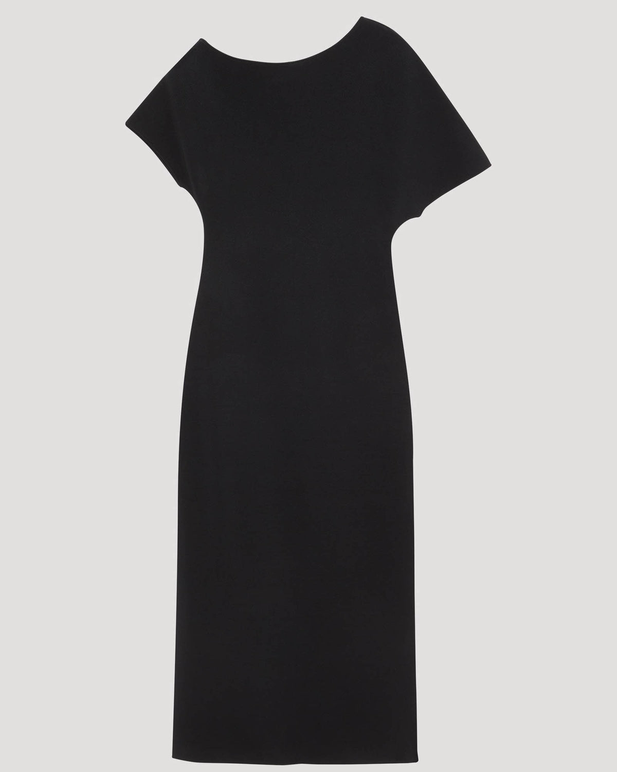 Asymmetrical knitted dress