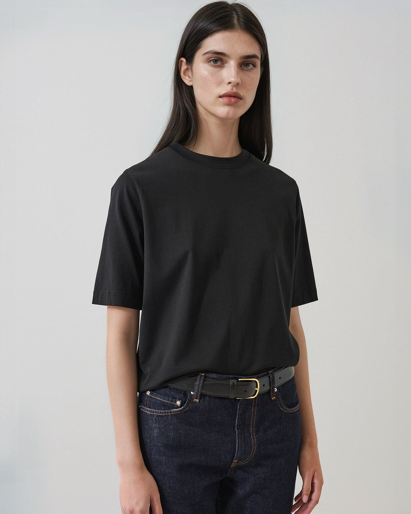 Short Sleeve Mercerized Relaxed Tee