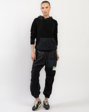 Sweat à capuche rétréci super vintage