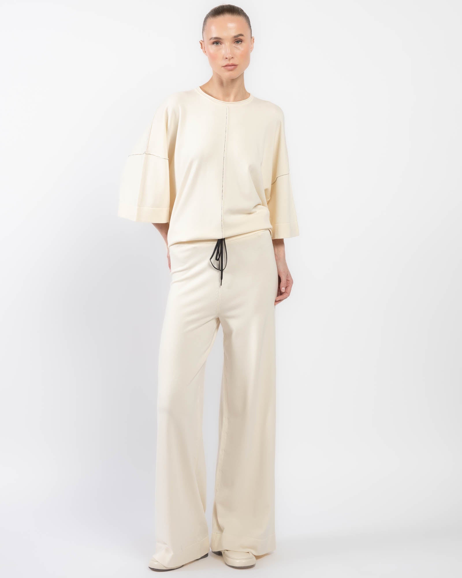 Loose Knit Trousers