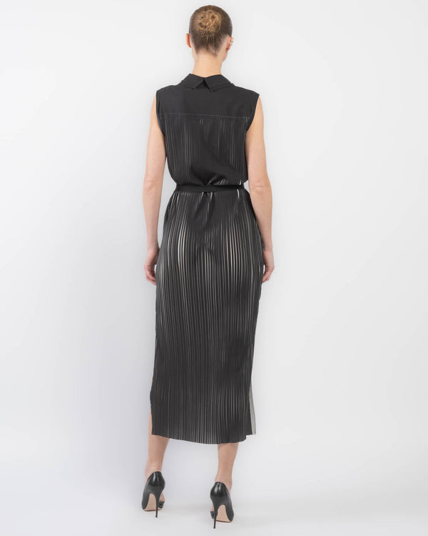 Bicolor Printed Dress