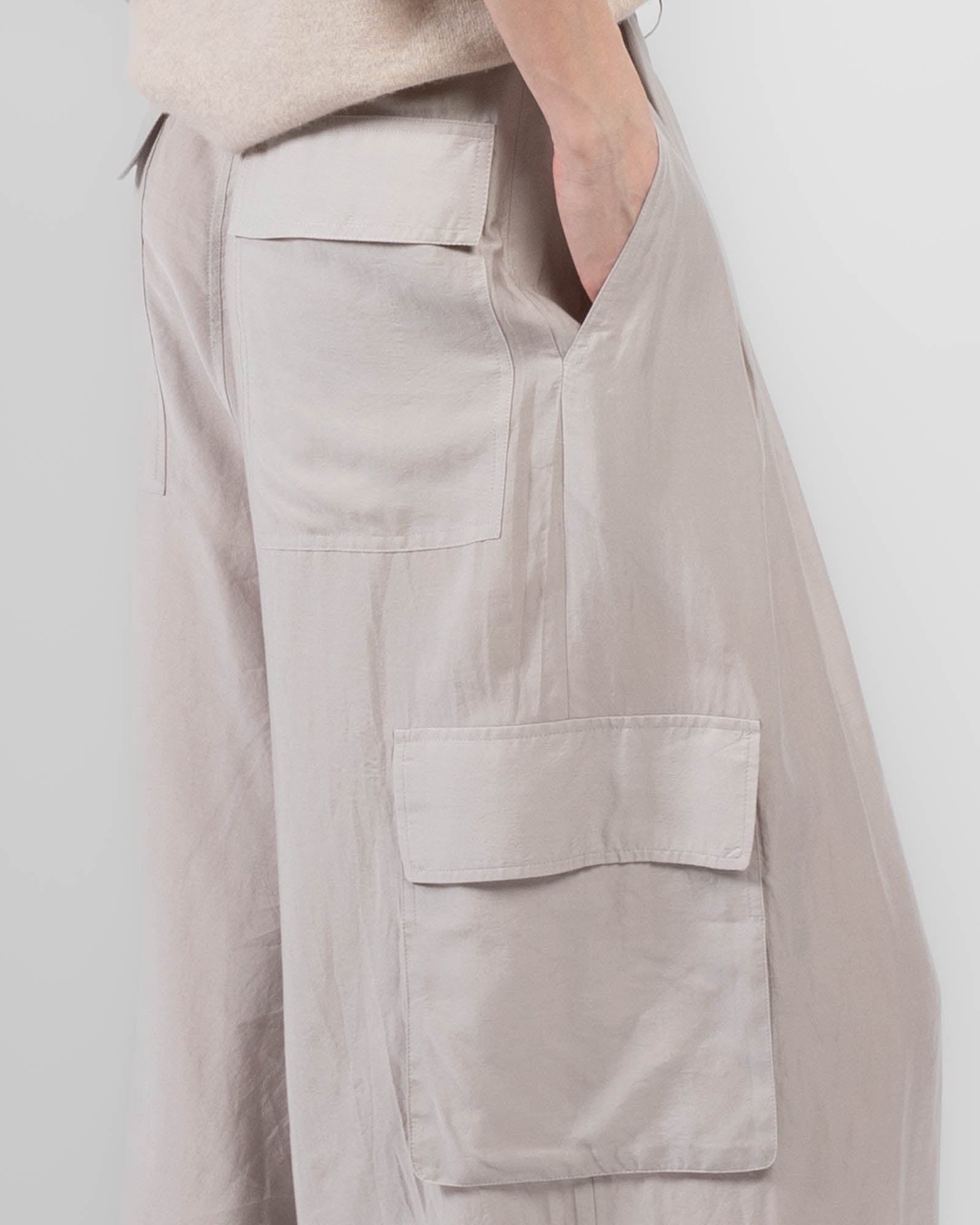 Voile Triple Pleat Pants