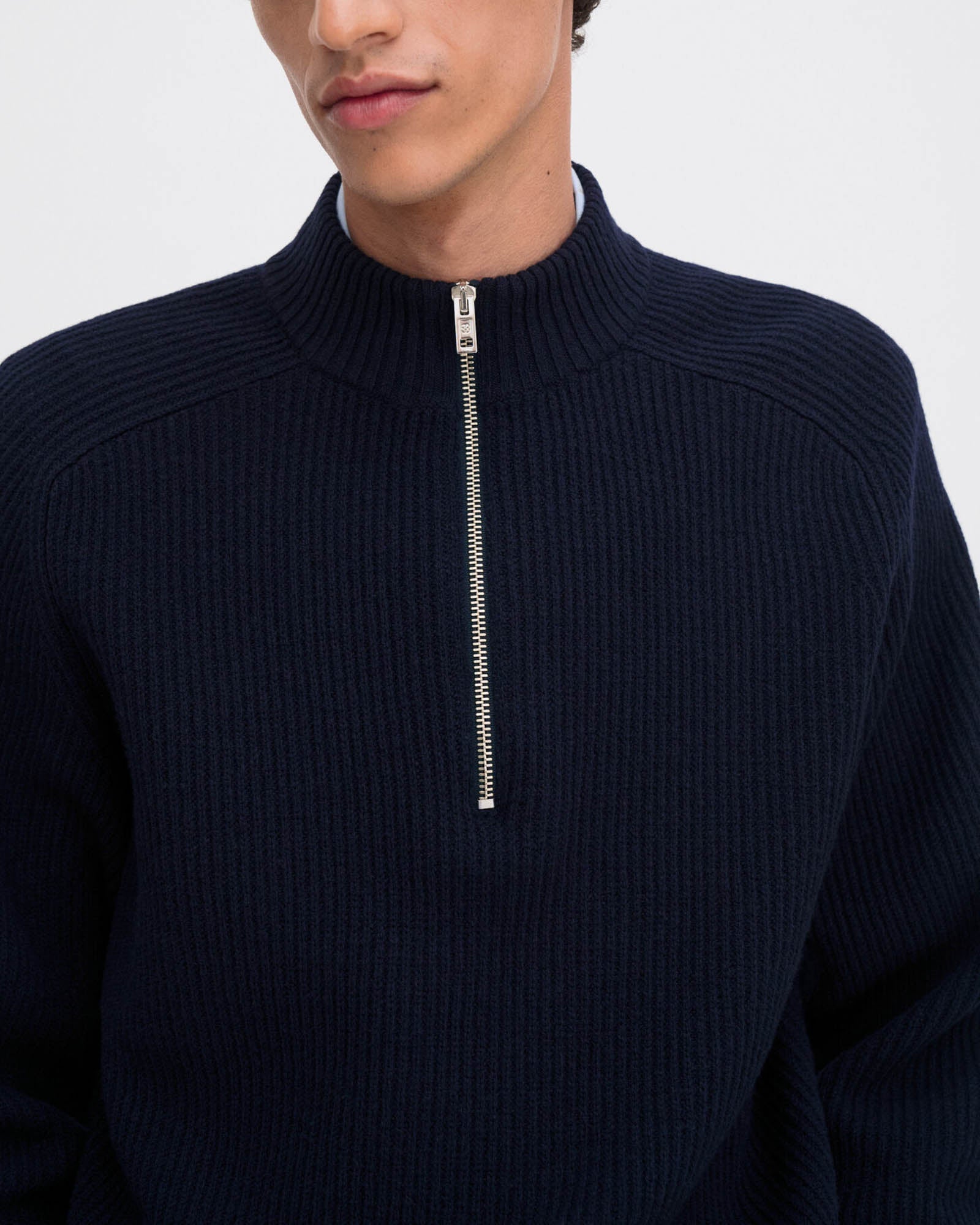Half Zip-Up Sweater