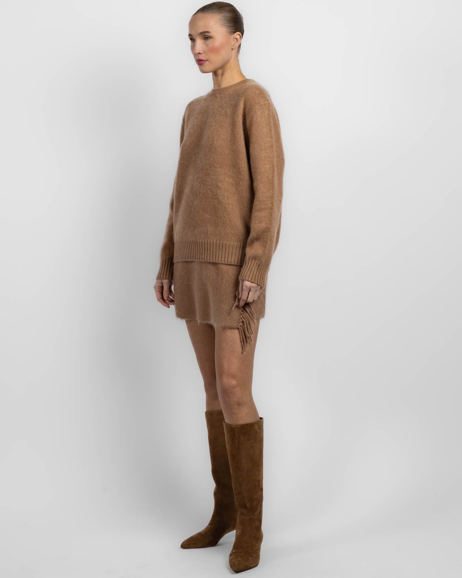 Pull ras du cou en cachemire