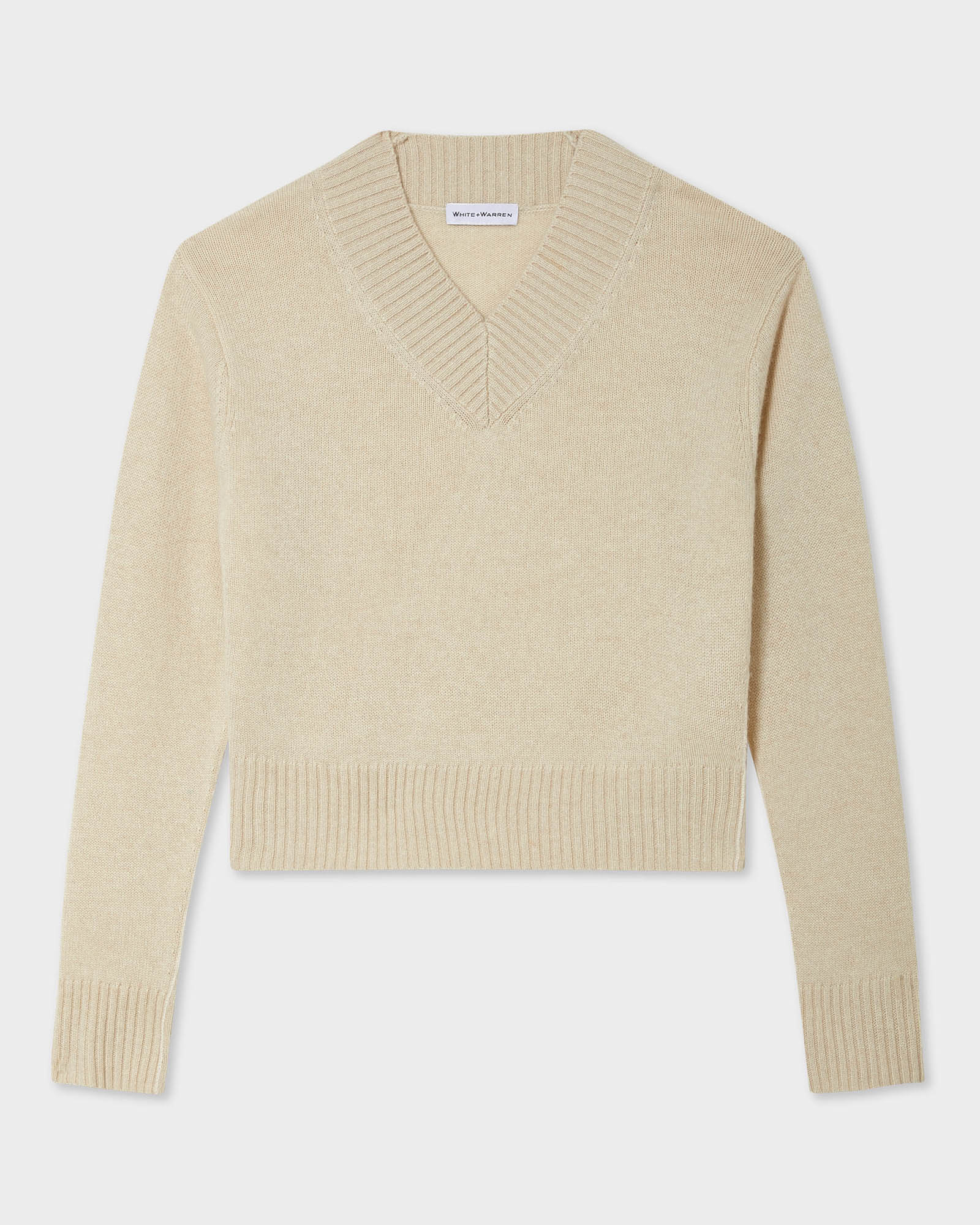 Rib V-Neck Sweater