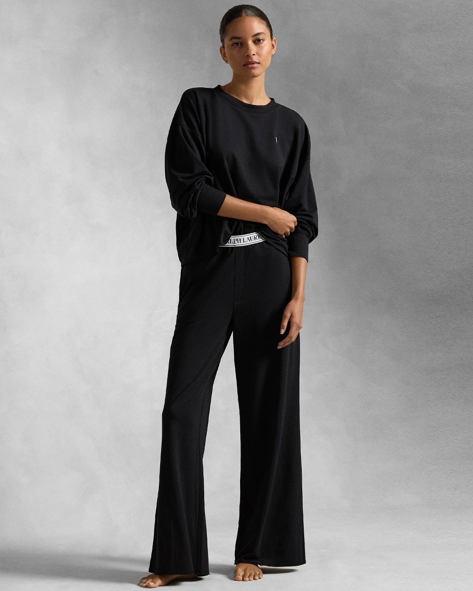 Crew Wide Leg Pant Set