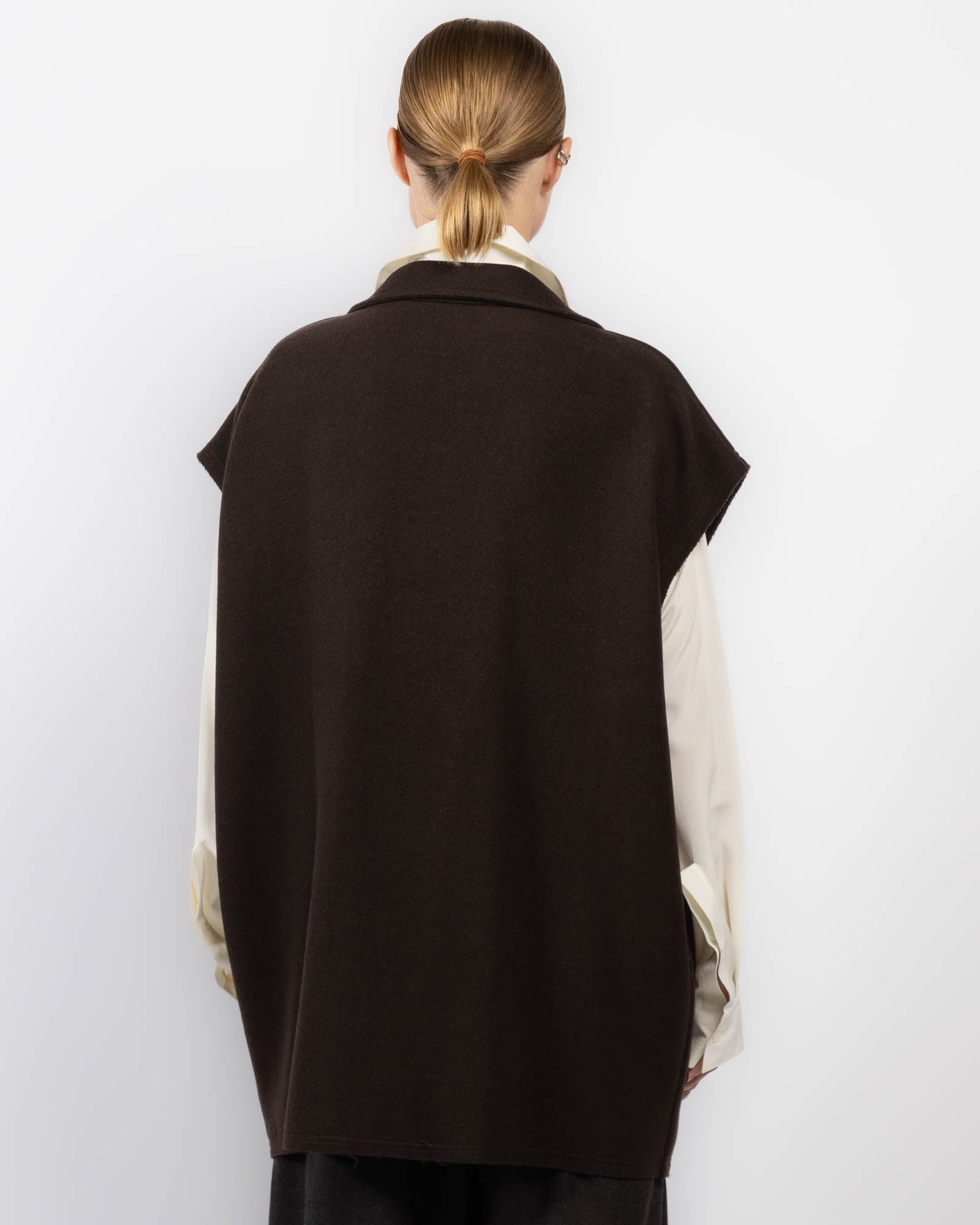 Double-Breasted Wool Vest