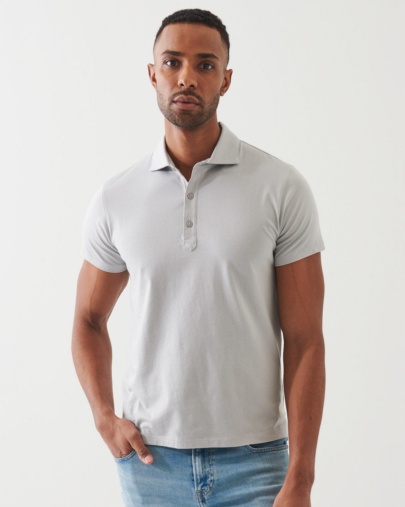 Organic Pima Cotton Button Polo