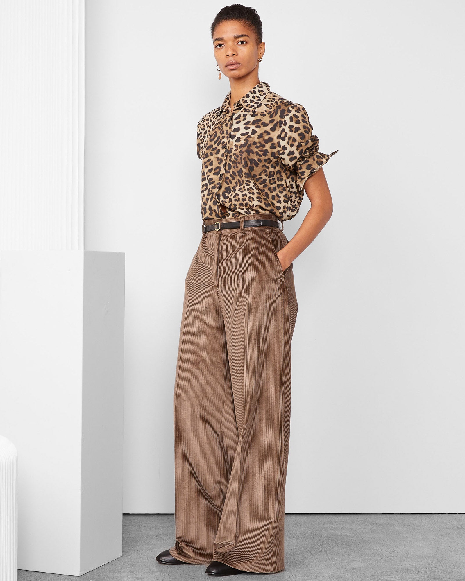 Pantalon en velours côtelé Rosa