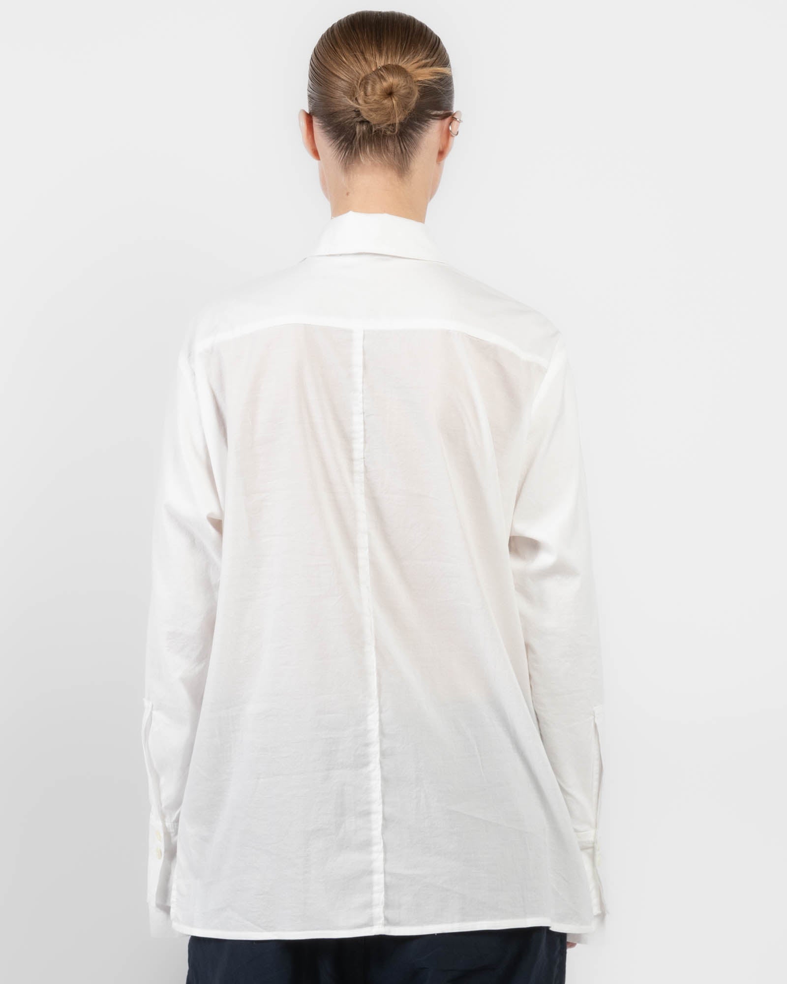 Chemise en lin à double manchette