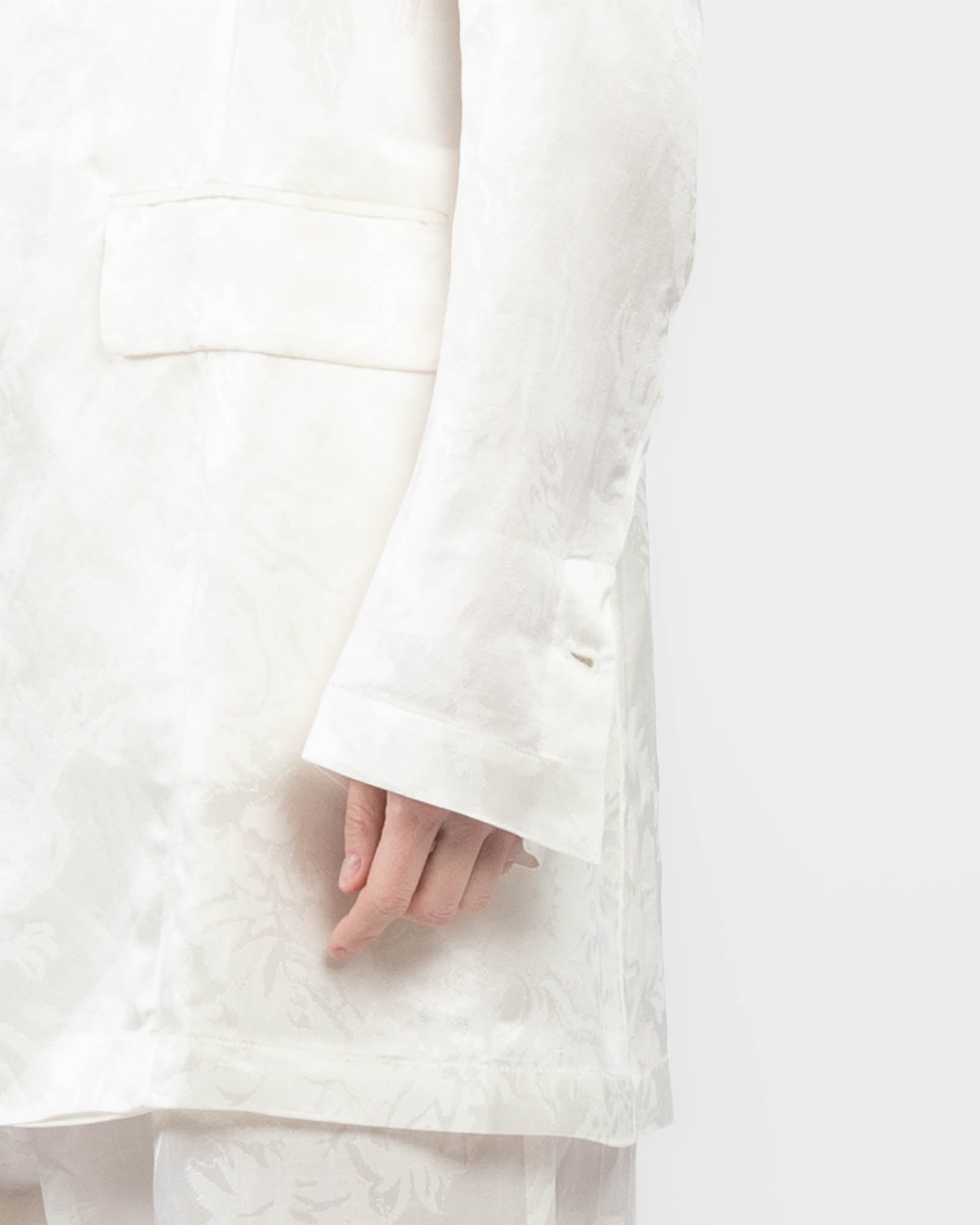 Back Tie Collar Jacket